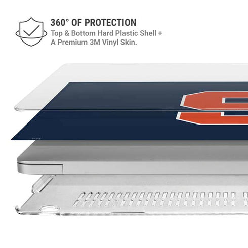 Syracuse University S Logo MacBook Air 15in (2023-2025) Case plus Skin